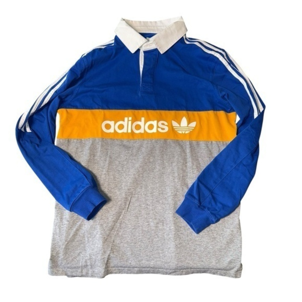 Adidas Rugby Striped Top Blokecore